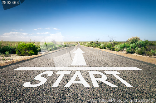 Image of road to horizon