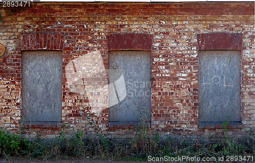 Image of red brick wall texture