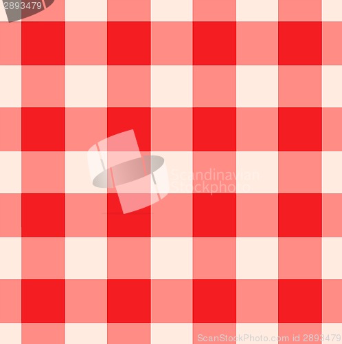 Image of Red Gingham Pattern Seamlessly Tileable