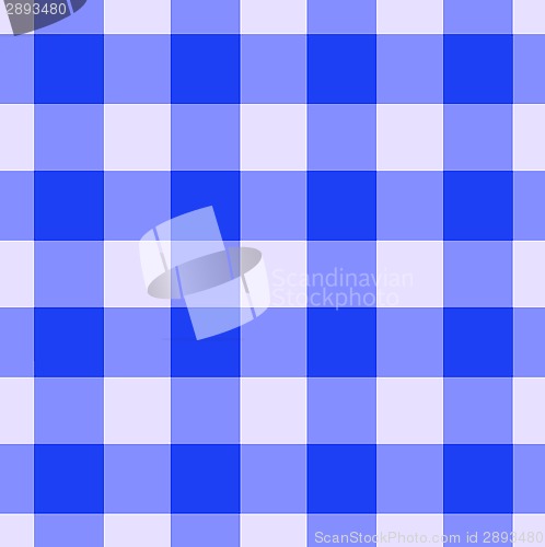 Image of Blue Gingham Pattern Seamlessly Tileable