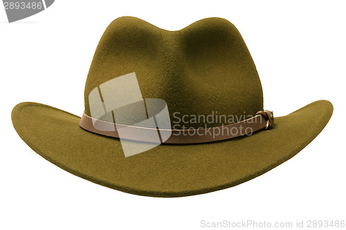 Image of Green Felt Adirondack Hat