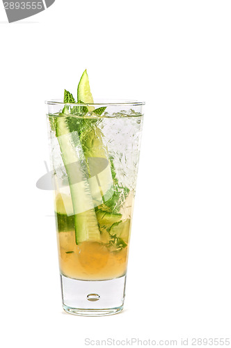 Image of cocktail with cucumber