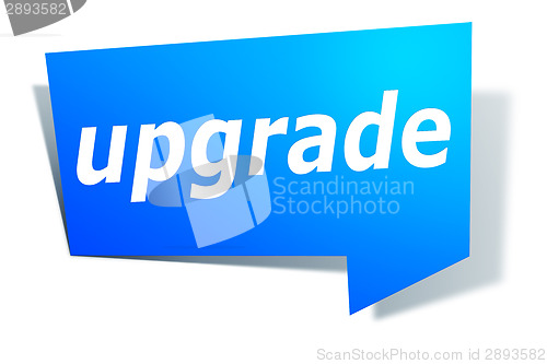 Image of blue design label