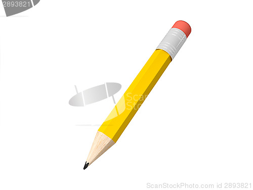 Image of Pencil isolated on white background.