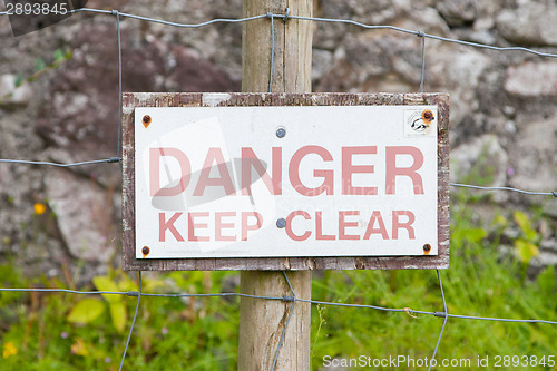 Image of Danger Keep Clear