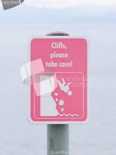 Image of Cliffs - Keep Clear sign