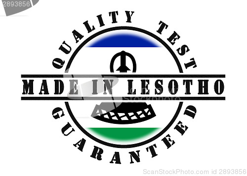 Image of Quality test guaranteed stamp 