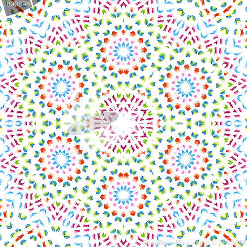 Image of Abstract color pattern on white