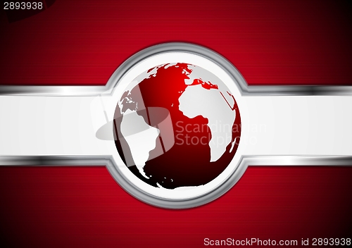 Image of Abstract tech metallic background