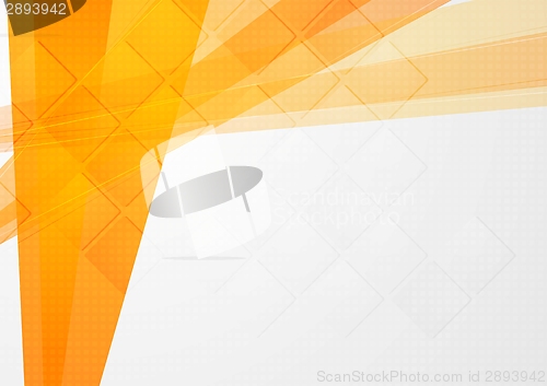 Image of Abstract orange technical backdrop