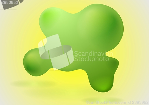 Image of Abstract green shape