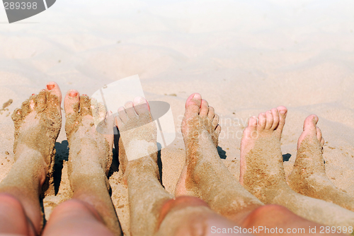 Image of Sandy feet