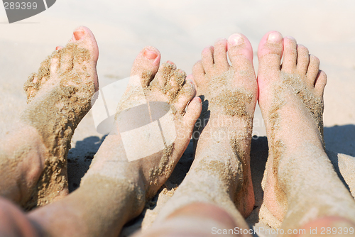 Image of Sandy feet