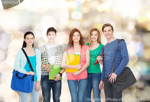 Image of group of smiling students standing