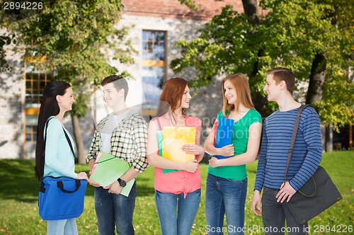 Image of group of smiling students standing