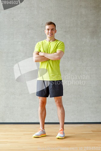 Image of smiling man in gym