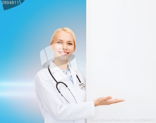 Image of smiling female doctor with stethoscope