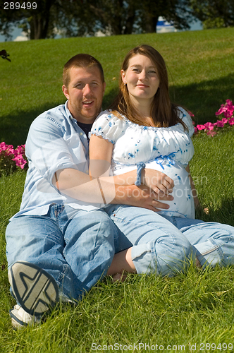 Image of Expecting couple