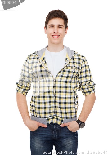 Image of smiling student boy