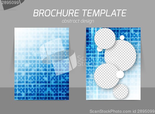 Image of Squares flyer template