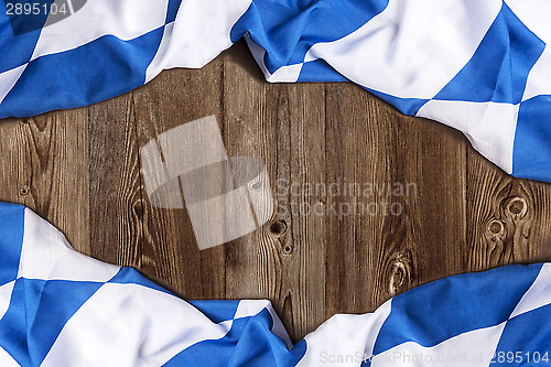 Image of Bavarian flag as a background for Oktoberfest