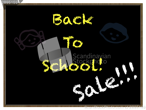 Image of back to school blackboard