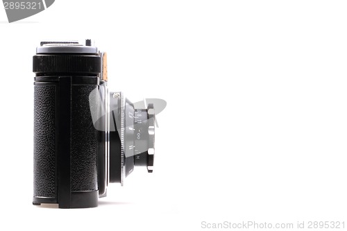 Image of old photo camera isolated 