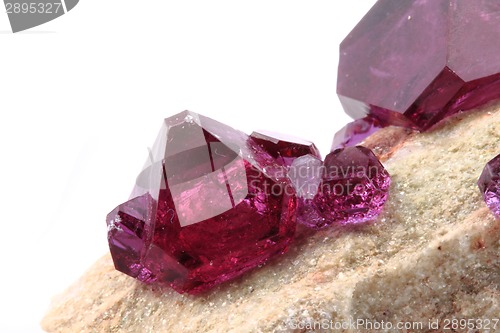 Image of tschermikit (mineral look like amethyst)