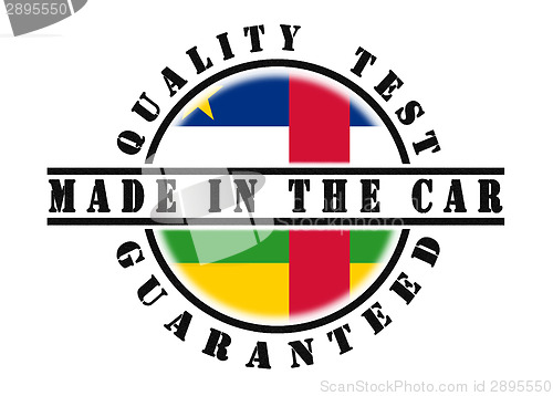 Image of Quality test guaranteed stamp 