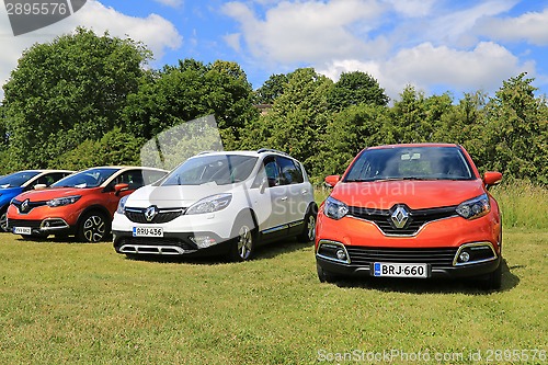 Image of New Renault Captur and Scenic Xmod Cars on Display