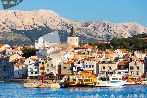 Image of Baska, Krk, Croatia, Europe.