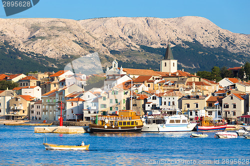 Image of Baska, Krk, Croatia, Europe.