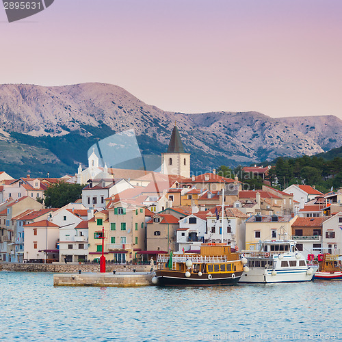 Image of Baska, Krk, Croatia, Europe.