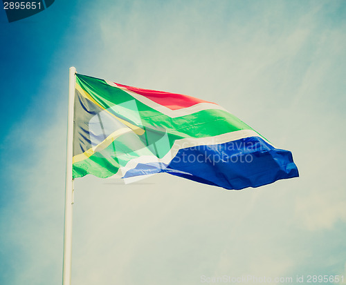 Image of Retro look Flag of South Africa