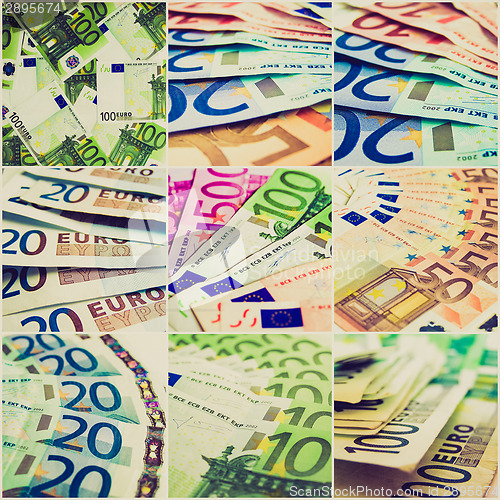 Image of Retro look Money collage