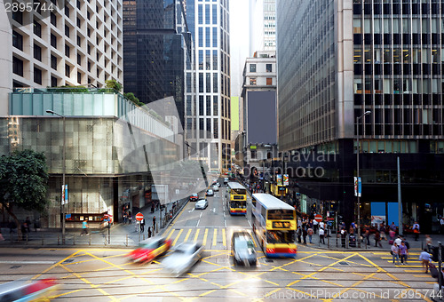 Image of hong kong finance district