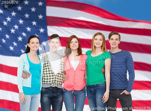 Image of group of smiling students standing