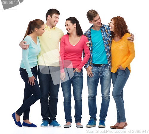 Image of group of smiling teenagers