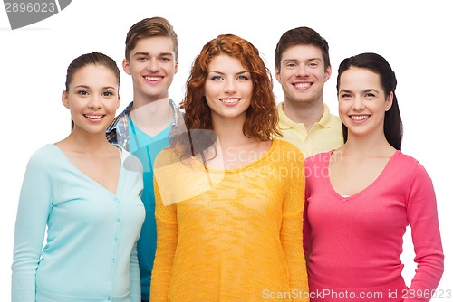 Image of group of smiling teenagers
