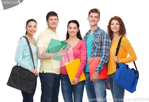 Image of group of smiling teenagers