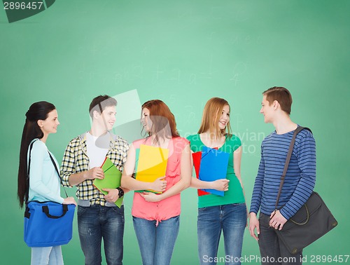 Image of group of smiling students standing