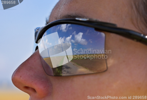 Image of Portrait with sunglasses