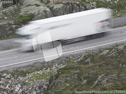 Image of Truck - motion blur