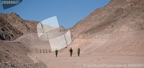 Image of Israeli Soldiers on shooting ground