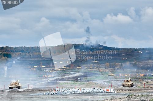 Image of T90S and Tank Support Fighting Vehicle BMPT-72