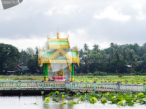 Image of Buddhist shrine in Myeik, Myanmar