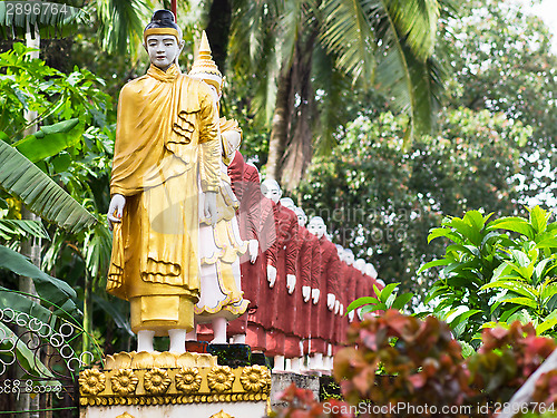 Image of Buddha image in Myanmar