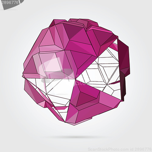 Image of  Vector. Abstract 3D geometric illustration.