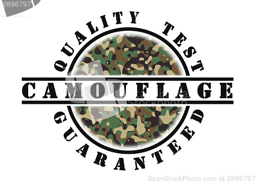 Image of Quality test guaranteed stamp 