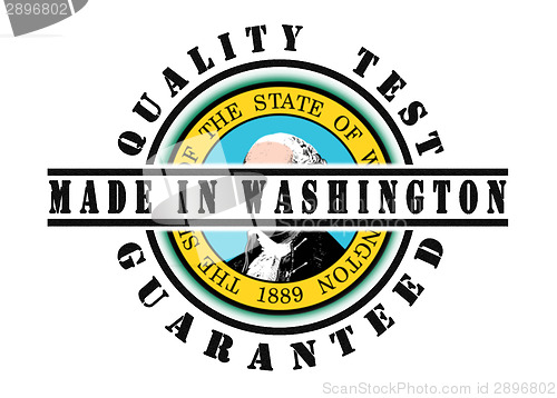 Image of Quality test guaranteed stamp 